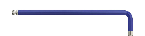 Штифтовой ключ HEX со сферической головкой длинный 4,0х128 мм фиолетовый Wiha (40974)
