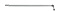 Штифтовой ключ TORX со сферической головкой, длинный T40 х 210 мм Wiha (40977)
