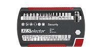 Набор бит 7948-927 XLSelector Security Wiha (29416)