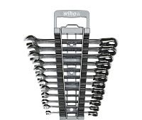 Набор комбинированных гаечных ключей, переключаемый, 8 - 19 мм, 13 шт. Wiha (44661)