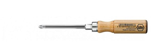 Отвертка столярная 221 PZ 1x80 Wiha (00412)