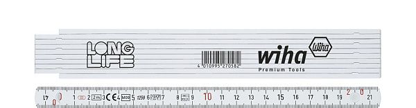 Метр складной Longlife® 2 м. желтый Wiha (27058)
