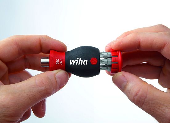 Рукоятка для бит SB3801-01 STUBBY-MAGAZINER Wiha (33738)