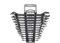 Набор двусторонних рожковых гаечных ключей, 13 пр. Wiha (44753)