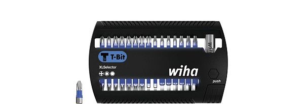 Набор бит XLSelector T-Bit смешанный 31 шт. Wiha (41830)