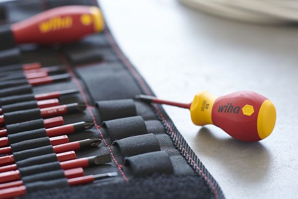Набор рукоятки и биты SoftFinish electric slimVario Wiha (41233)