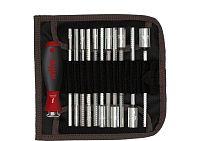 Набор рукоятка SoftFinish® SYSTEM 6 и 7 насадок U106 Wiha (27713)