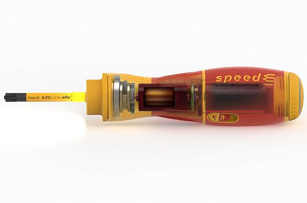 Электрическая отвертка speedE® II с битами slimBit 6 шт. Wiha (44318)