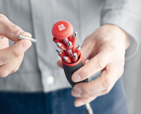 Отвертка-битодержатель LiftUp 26one SB для двойных бит Wiha (43895)