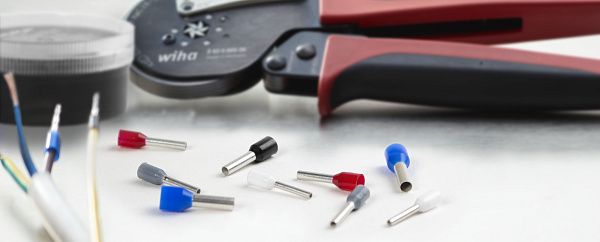 Автоматический обжимной инструмент для муфт для оконцевания жил 210 мм Wiha (41246)