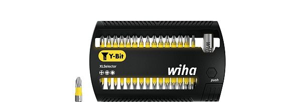 Набор бит XLSelector Y-Bit смешанный 31 шт. Wiha (41832)