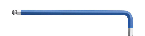 Штифтовой ключ HEX со сферической головкой длинный 4,0х128 мм фиолетовый Wiha (40974)