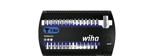 Набор бит XLSelector T-Bit смешанный 31 шт. Wiha (41830)