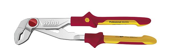 Клещи для водяных насосов с регулировочной кнопкой Professional electric 250 мм VDE Wiha (37450)