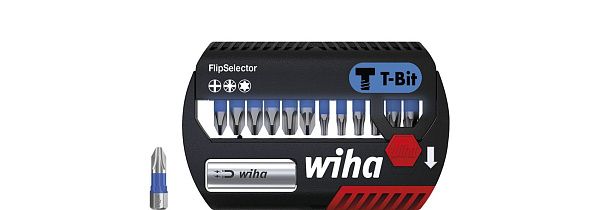 Набор бит Т-Bit FlipSelector 25 мм смешанный 13 шт. Wiha (41824)