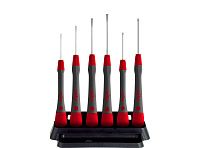 Набор микроотверток PicoFinish® Шлиц, Phillips, с держателем, 6 шт., Wiha (42990)